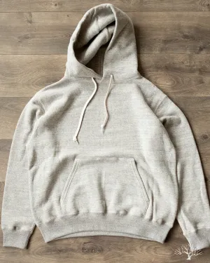 Loopwheel Hooded Sweatshirt - Heather Grey