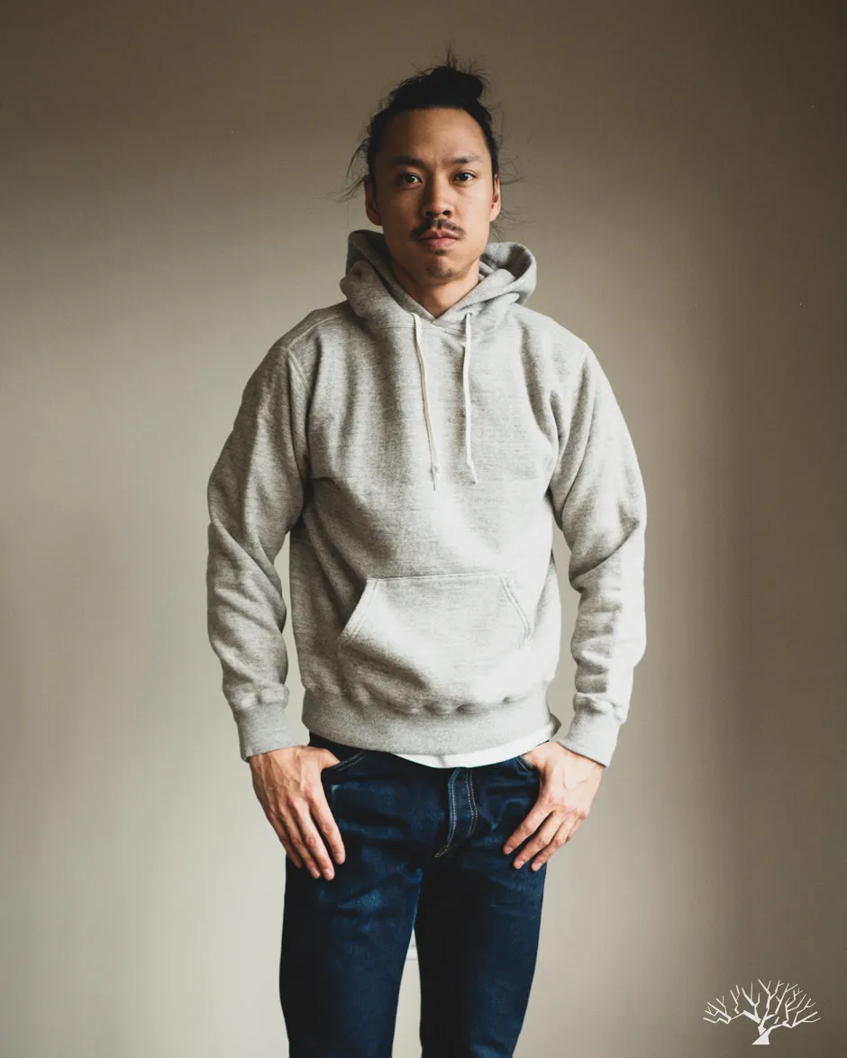 Loopwheel Hooded Sweatshirt - Heather Grey