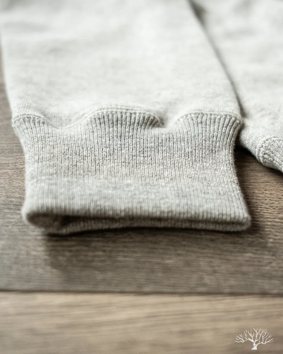 Loopwheel Hooded Sweatshirt - Heather Grey