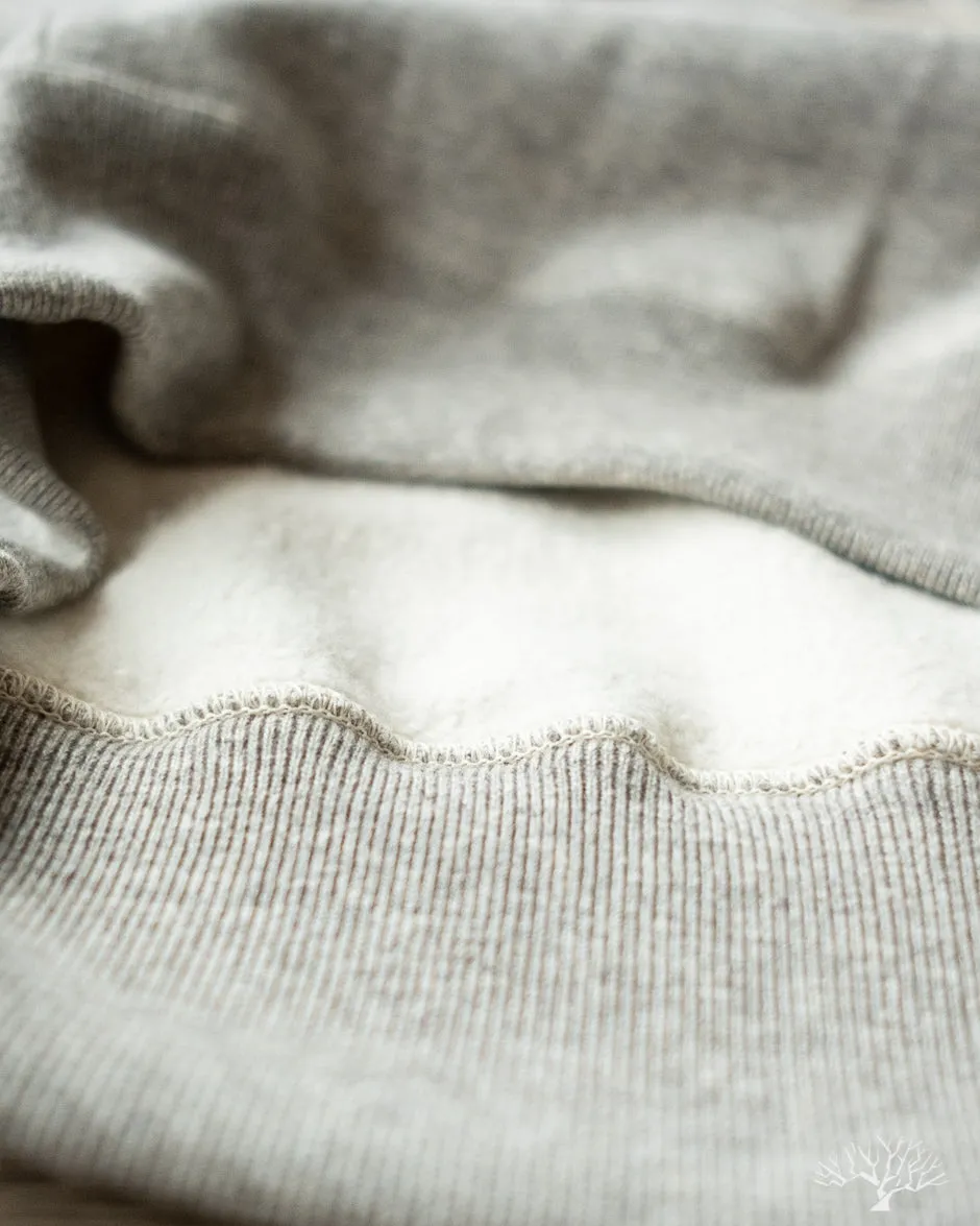Loopwheel Hooded Sweatshirt - Heather Grey