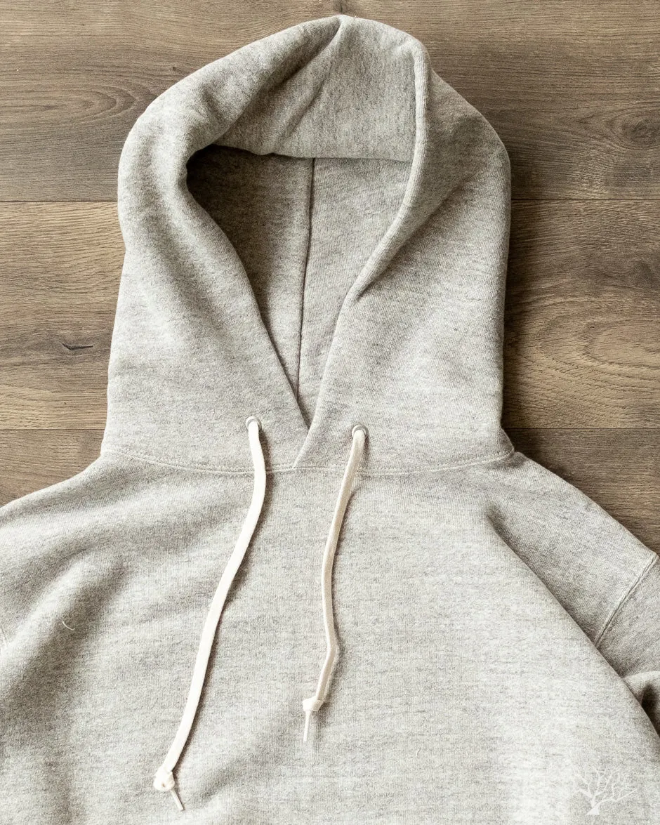 Loopwheel Hooded Sweatshirt - Heather Grey
