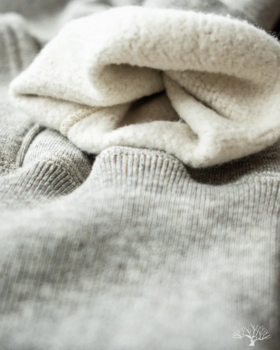 Loopwheel Hooded Sweatshirt - Heather Grey