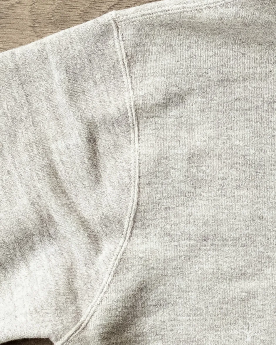 Loopwheel Hooded Sweatshirt - Heather Grey