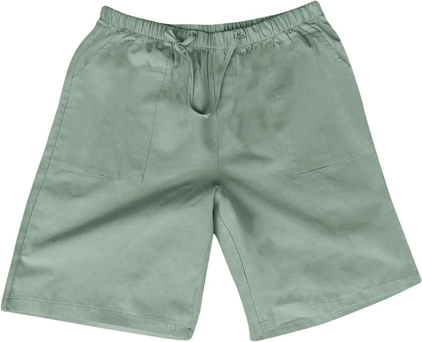 Loose Fit Shorts for Mens Fall Summer Linen Track Gym Beach Hawaiian Tropical Straight Leg Plain Shorts Mens 2025