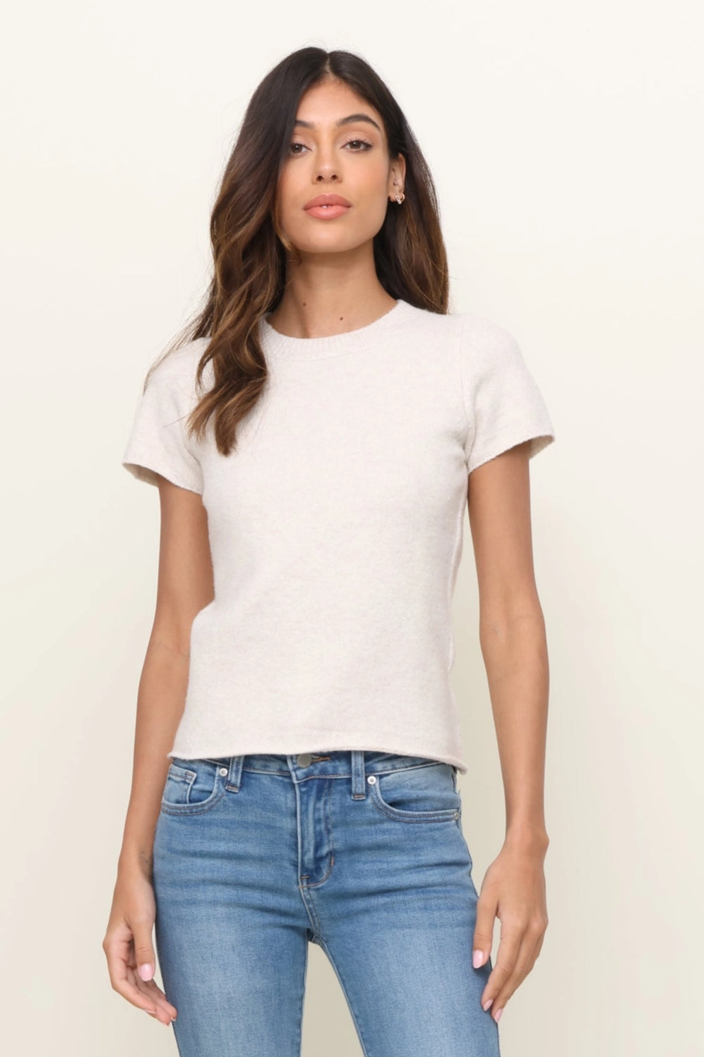Classic Layer AntiPilling Treatment Lottie Cropped Sweater