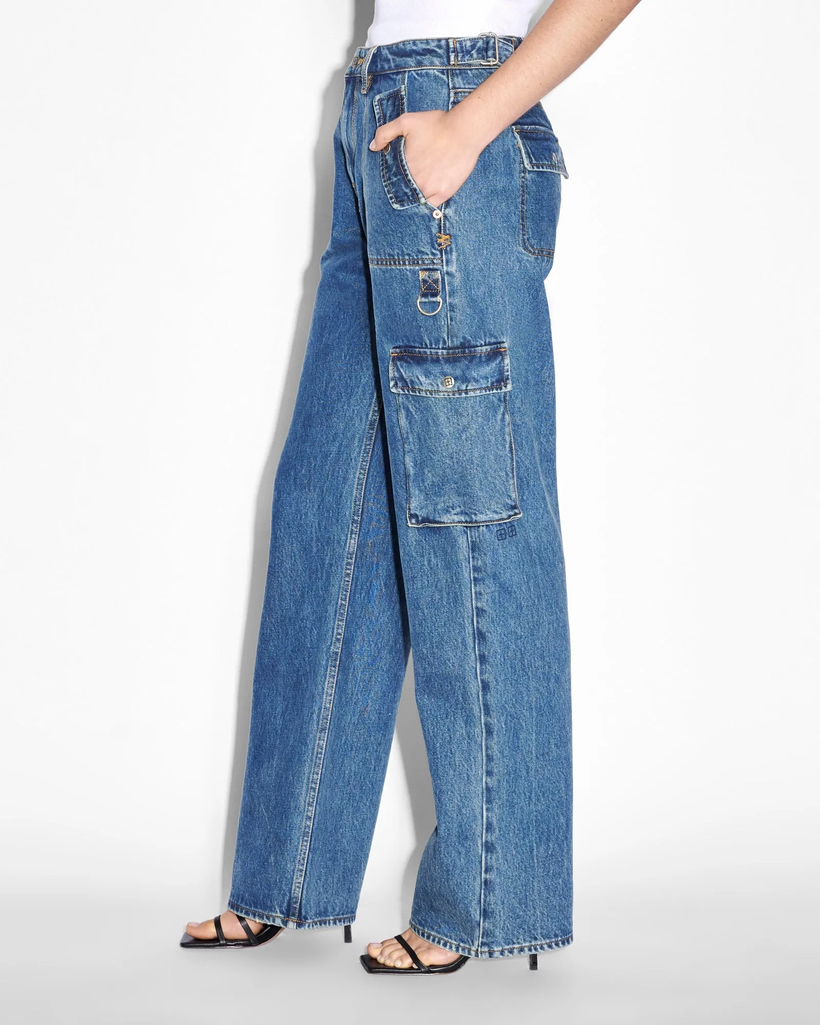 Everyday Fashion Lover Reinforced Belt Loops LOW RIDER RECALL CARGO
