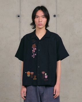Trendy designs Ombre look Greetings Shirt SS - Black Earth Trip