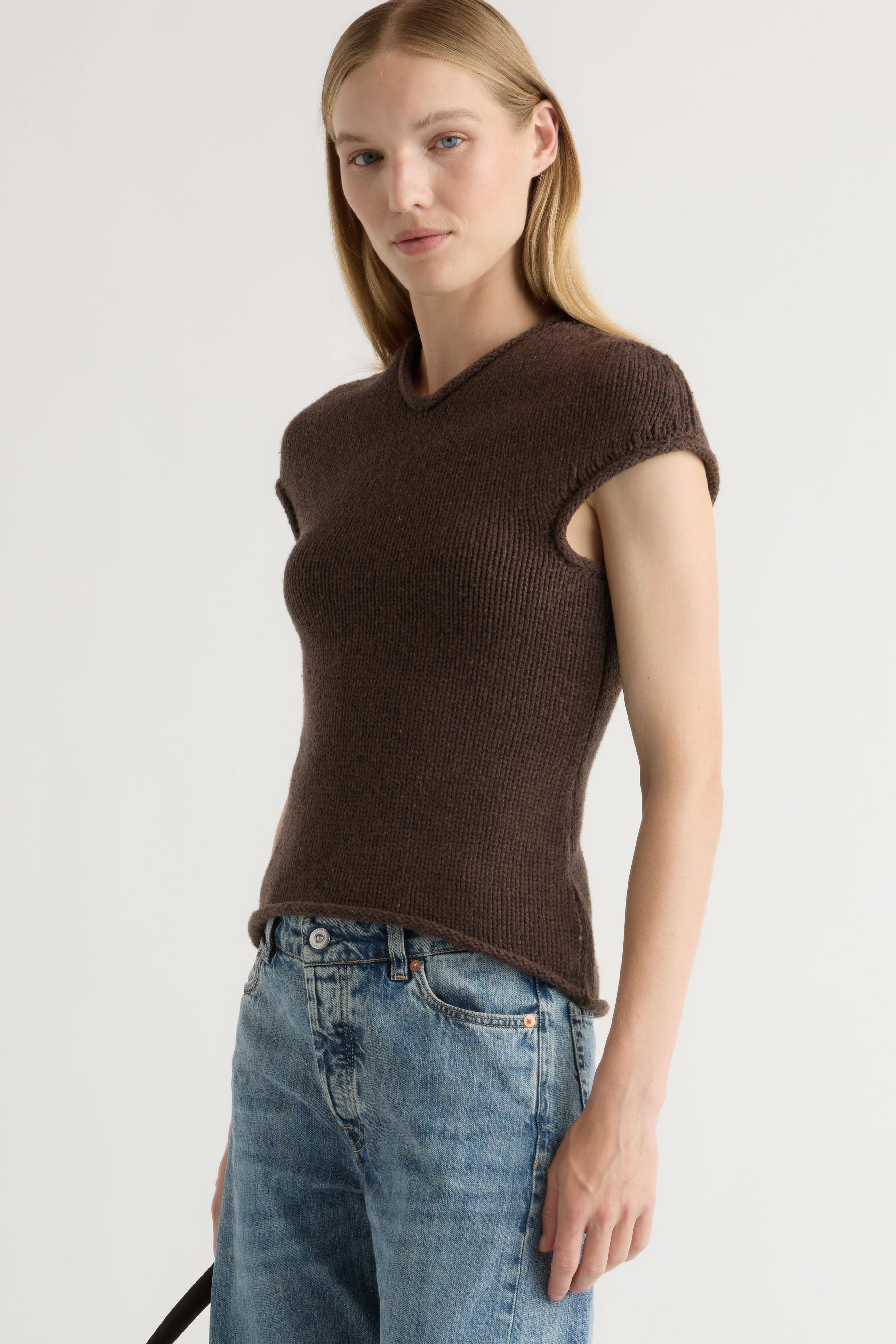 Simoul V-Neck Sweater Top AntiStaticFabric