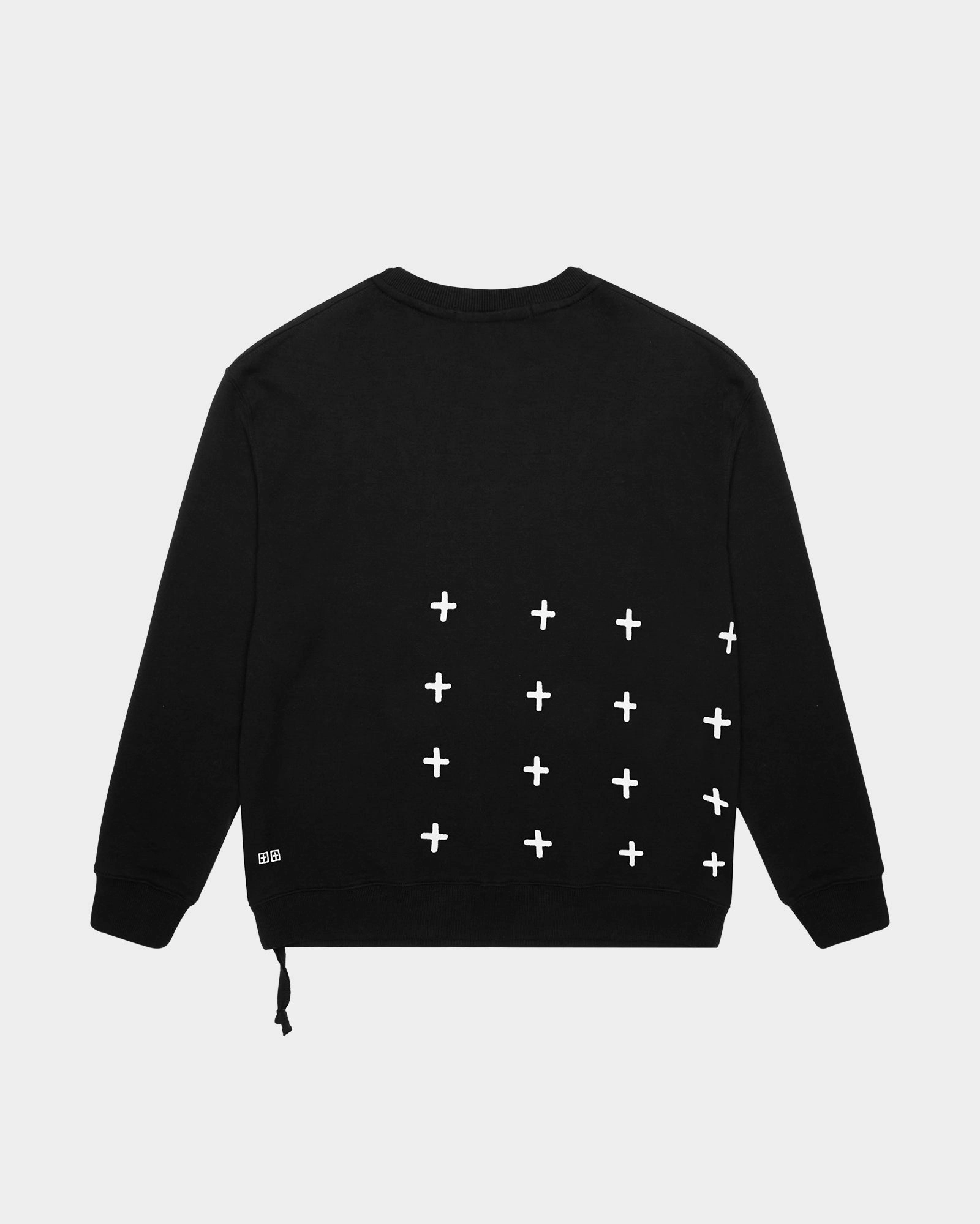 ReinforcedArmholes 4 X 4 BIGGIE CREW JET BLACK