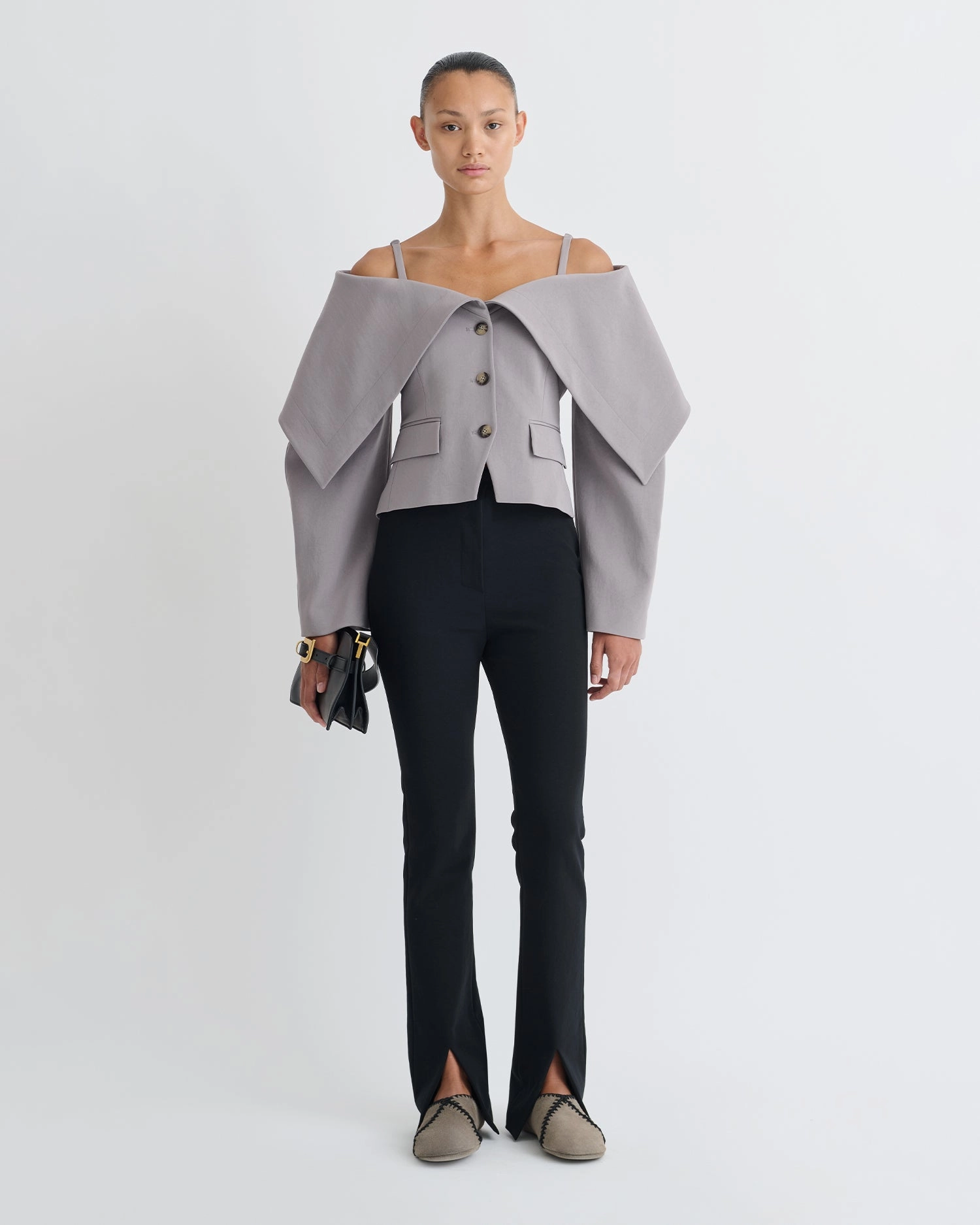 All Fit Luana - Paper Jersey Pants - Black