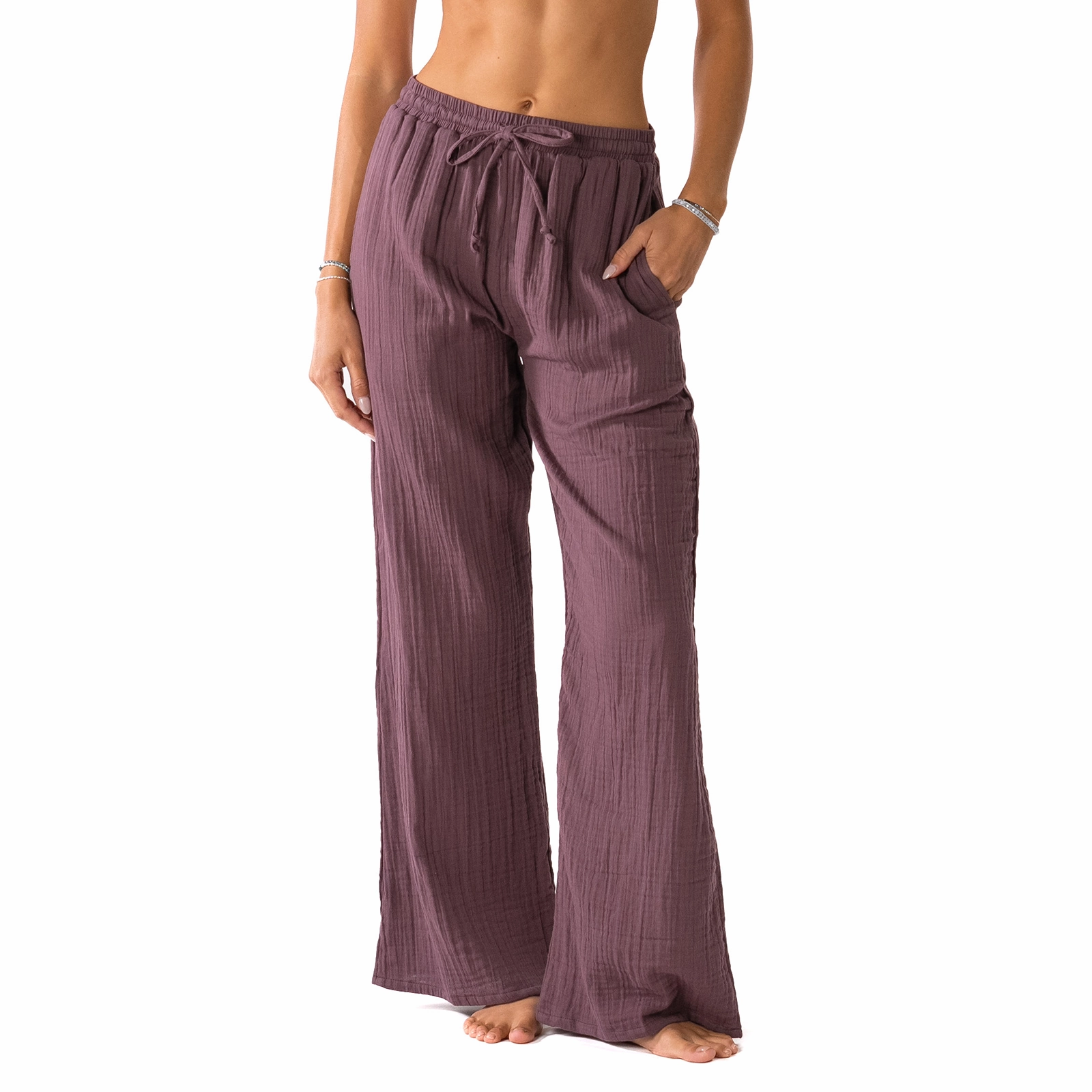 Flat Seams Lunar Sky Cotton Cabana Pants