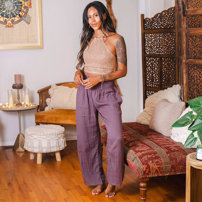 Lunar Sky Wide Leg Pants Comfort Fit Rugged Wear