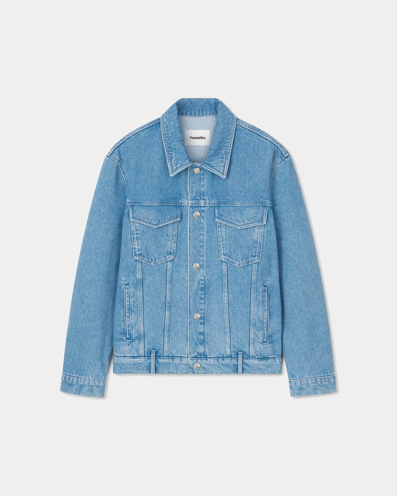 Boyce - Patch Pocket Denim Jacket - Eco Light Wash Little girl