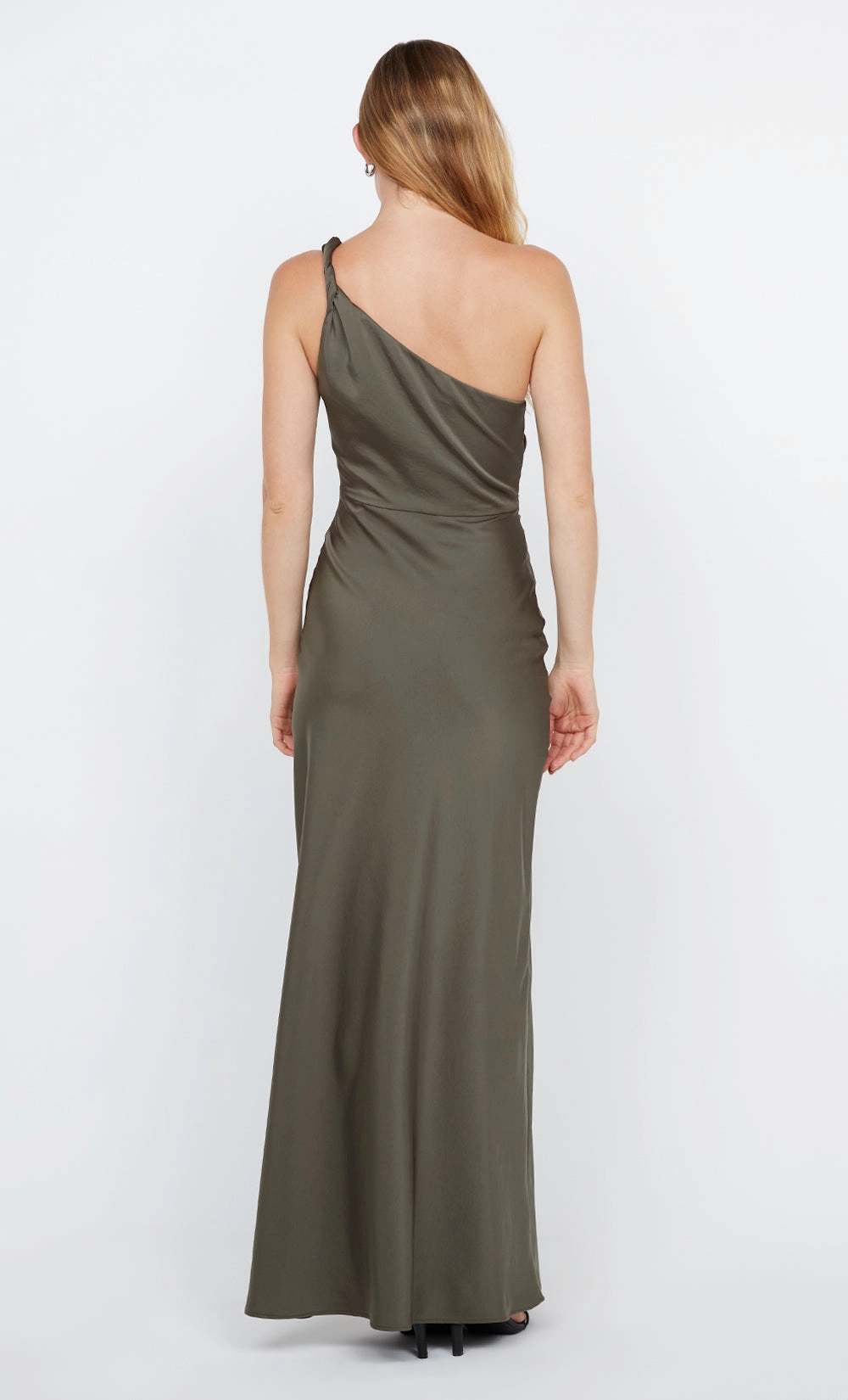 LUNETTA ASYM DRESS - DARK WILLOW Classic Layers Grace Glow