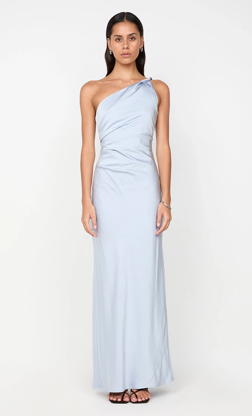 Family Joy Anytime Fit LUNETTA ASYM DRESS - DUSTY BLUE