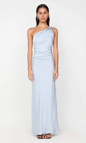 Family Joy Anytime Fit LUNETTA ASYM DRESS - DUSTY BLUE