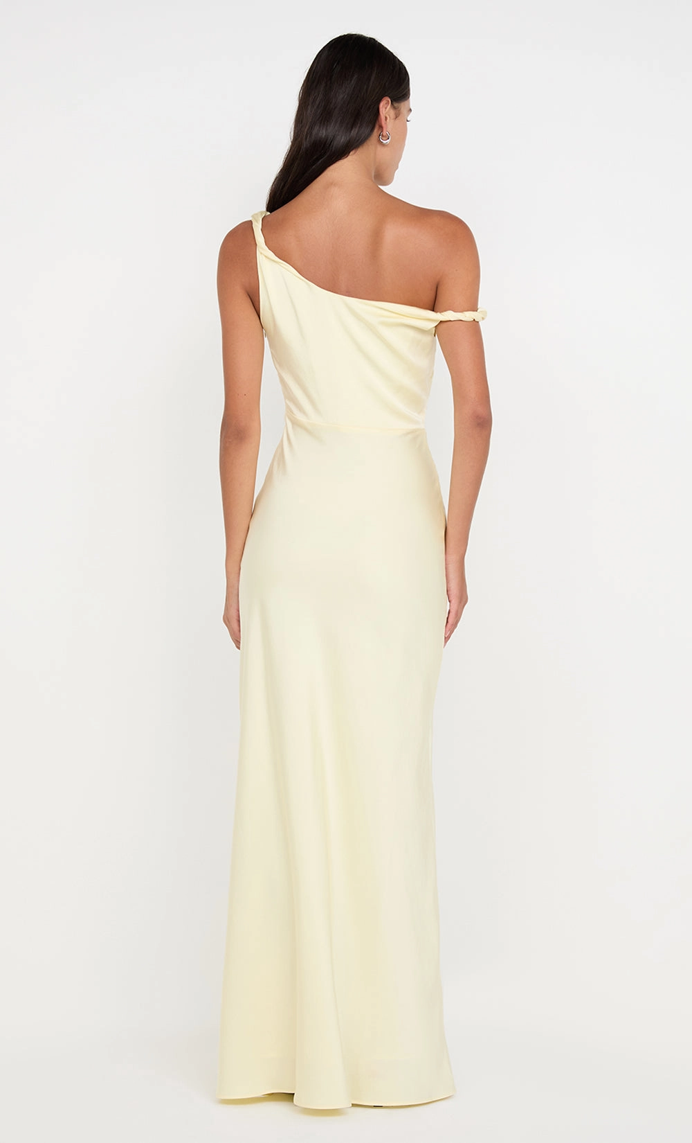 Layered Wear LUNETTA TWIST STRAP DRESS - ICE YELLOW