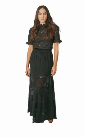 Antonieta Long Skirt Satin Touch