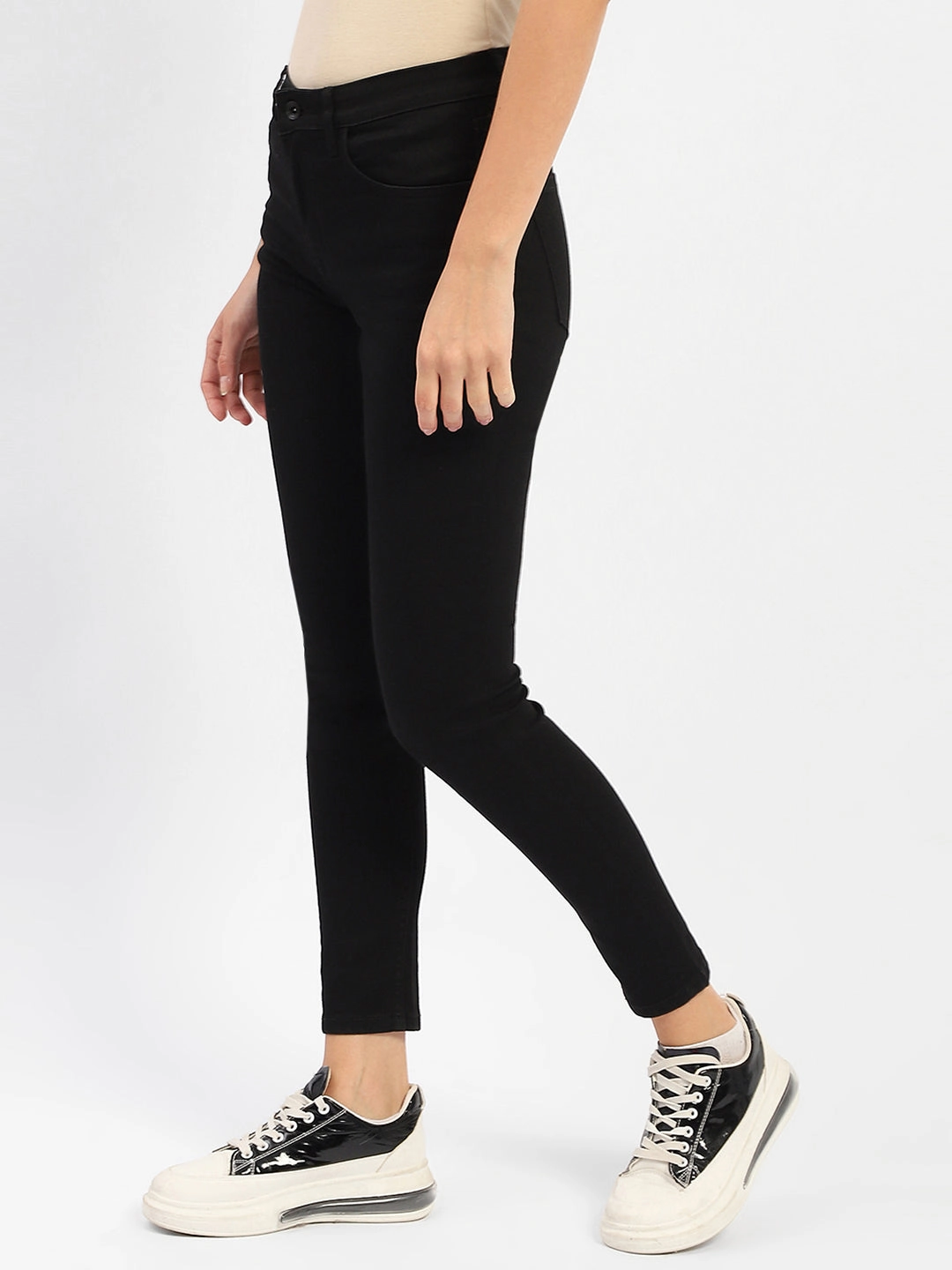 All Time Fit Madame Light Washed Charcoal Skinny Jeans
