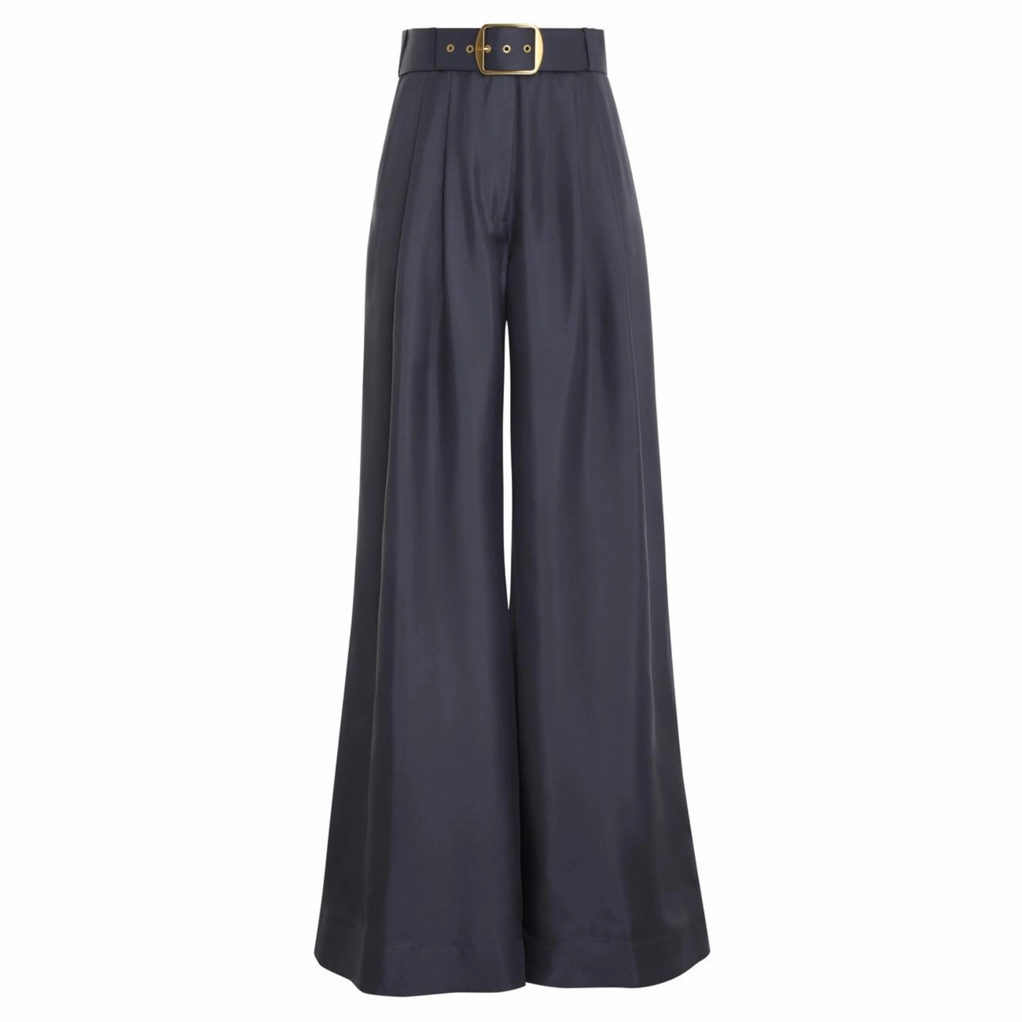 Chic Design Wear Reflective Trim Lyrical Pleated Pant