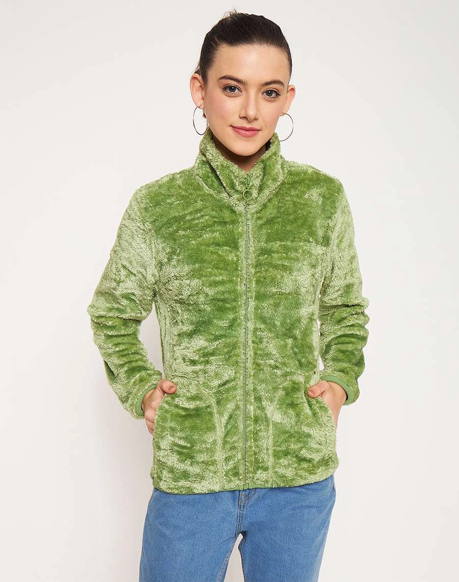 Fleece Comfort Layering Madame Applegreen High Neck Sweatshirt