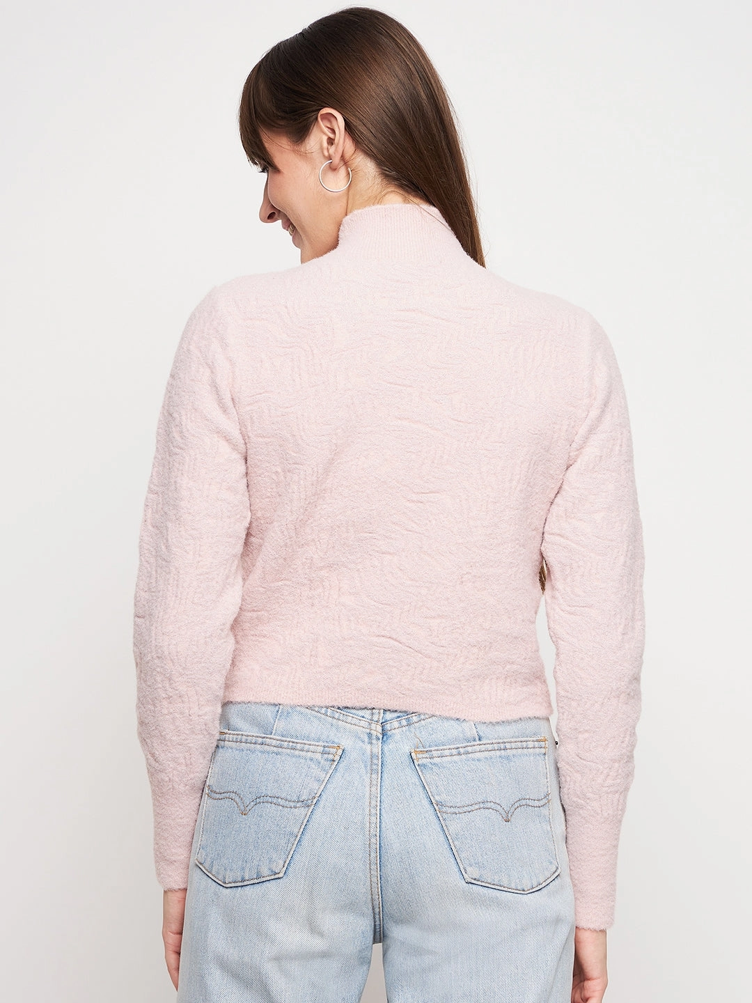 Minimal Bulk Madame Baby Pink Sweater
