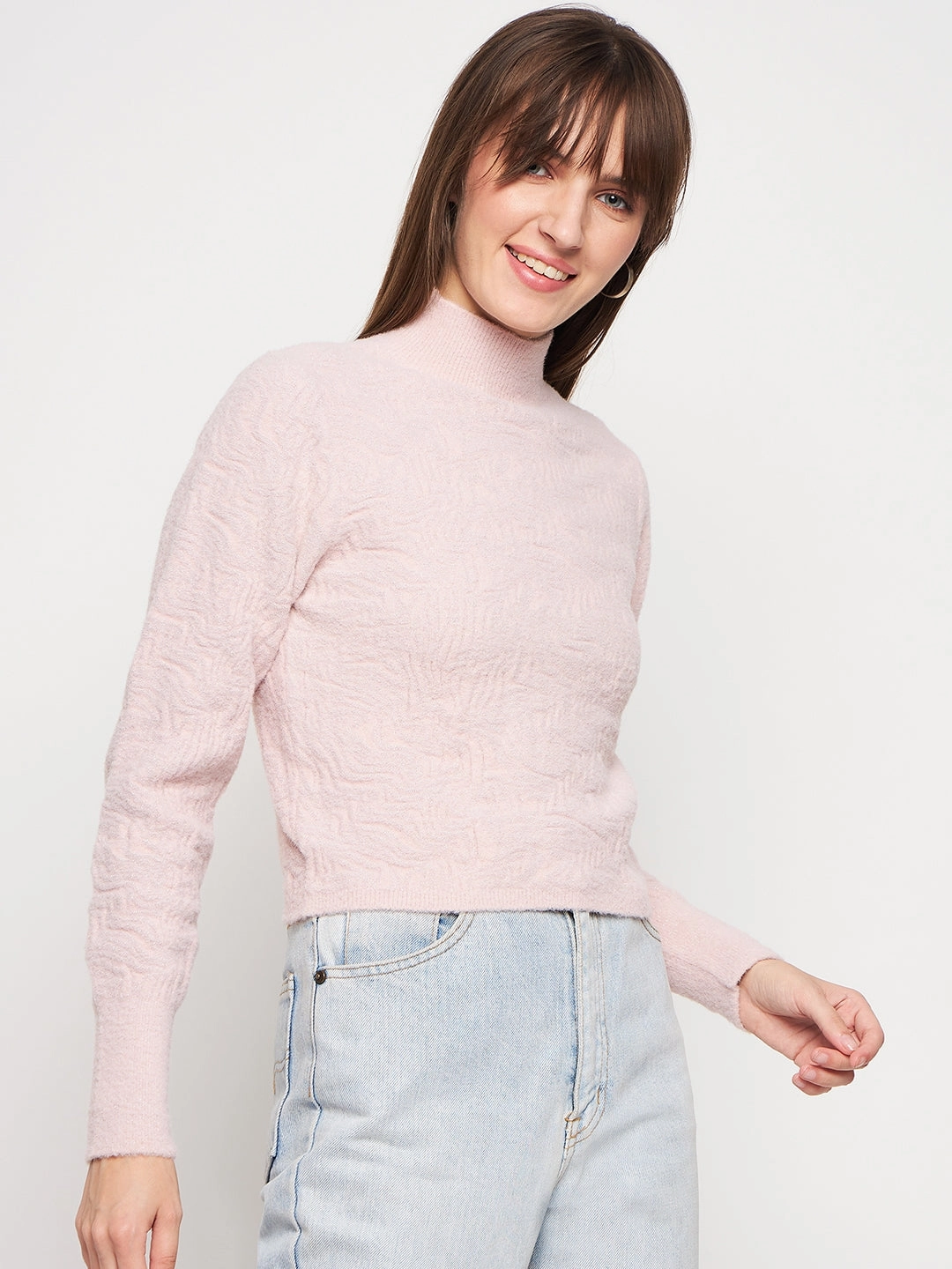Madame Baby Pink Sweater Warm & Soft