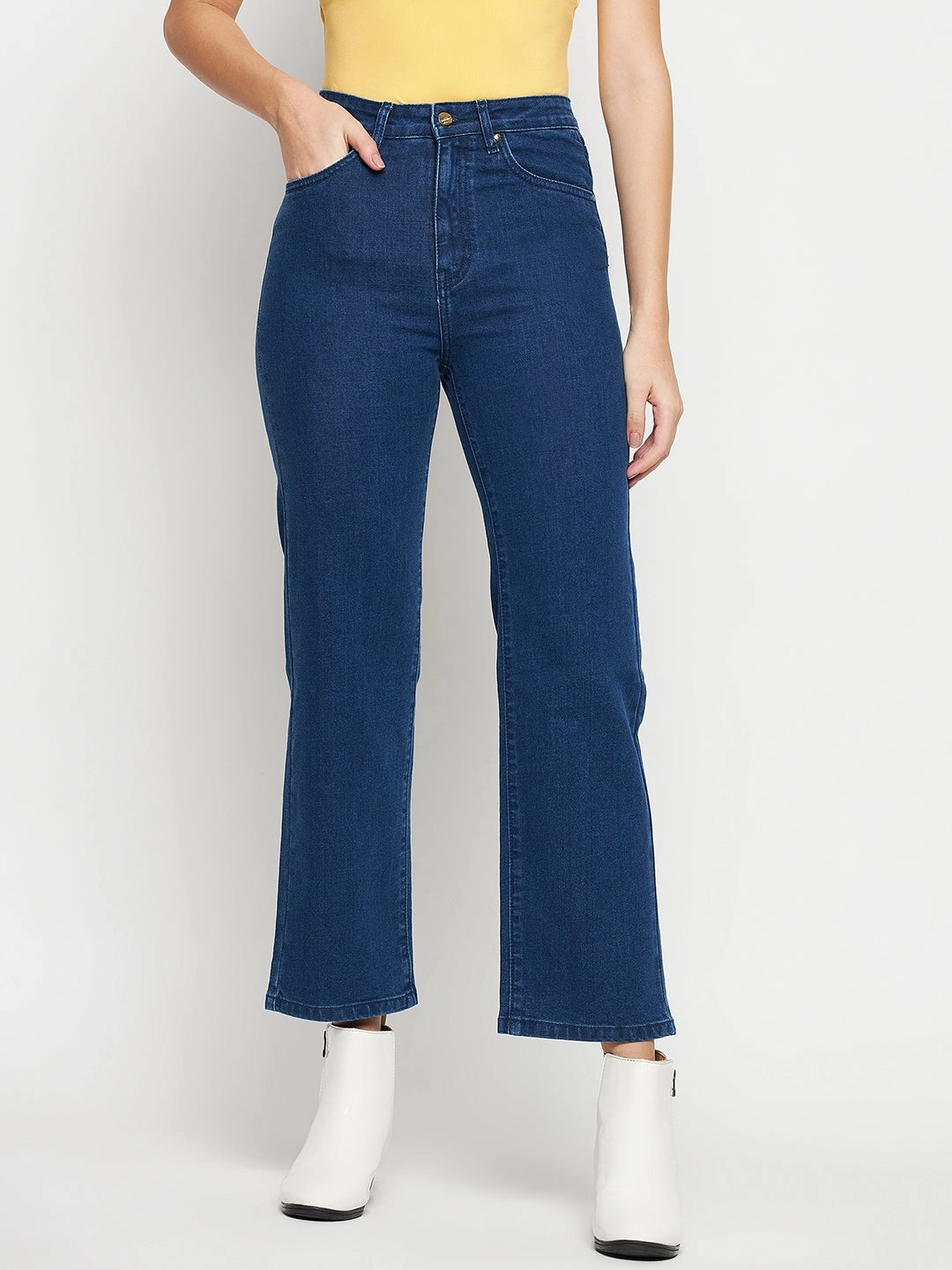 Body Fit Ready Distressed Details Madame Blue Denim