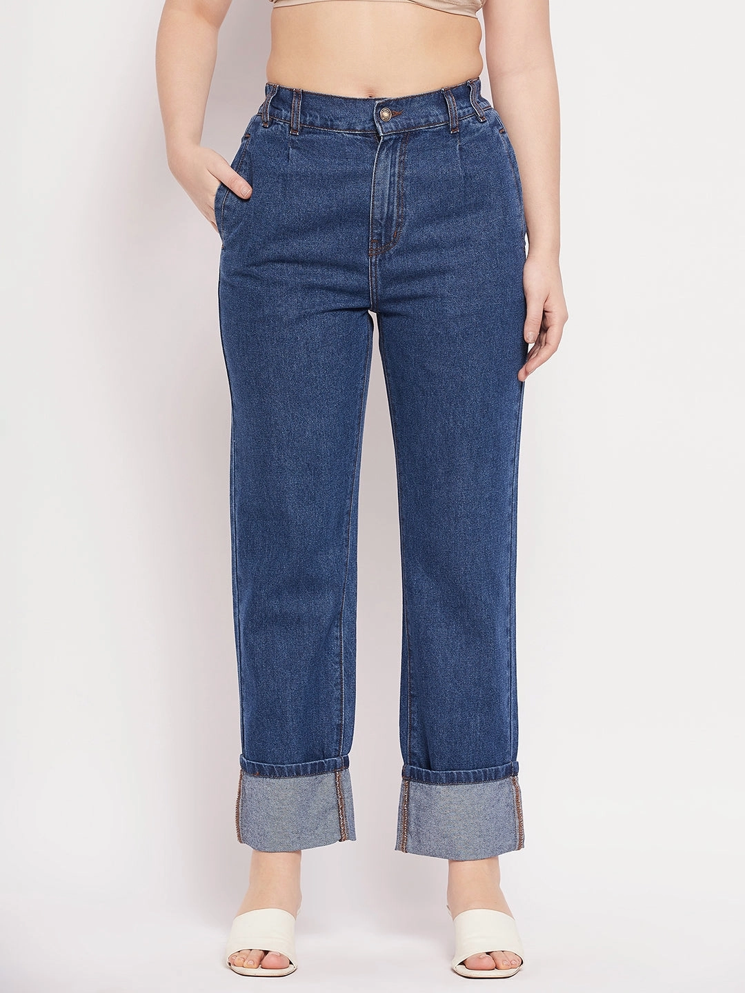 Madame Blue Denim Light Touch Minimalist Trendy Everyday