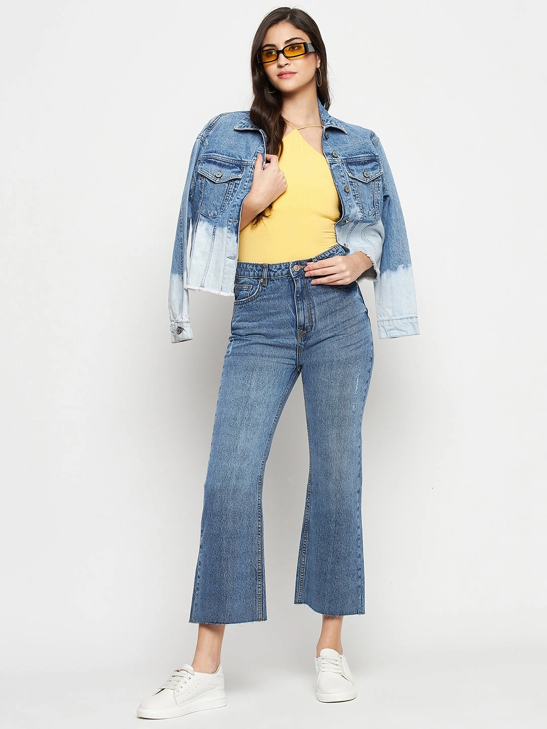 Pre Washed Denim Organic Cotton Madame Blue Denim