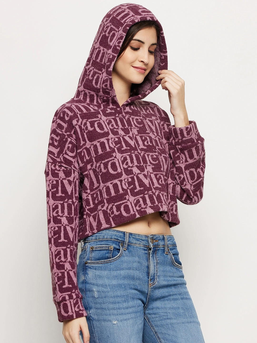 Smooth Texture Madame Blush Sweatshirt