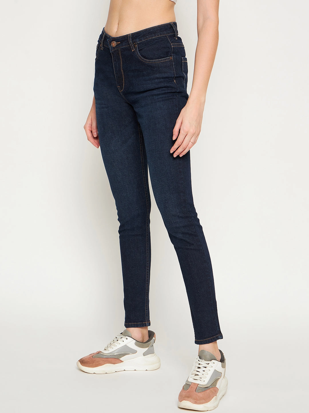 Madame Carbonblue Straight Fit Denim Weather Friendly Athlete Fit Elegant