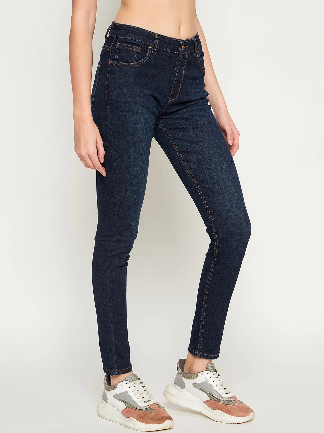 Madame Carbonblue Straight Fit Denim Comfortable Waistband Streetwear Fan Evening Stroll Elegant