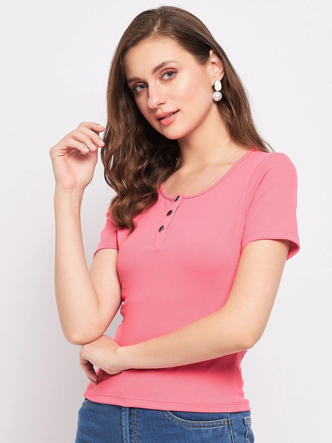 Madame Carrot Pink Cotton Top Abrasion Resistant Fabric NaturalFiberBlend