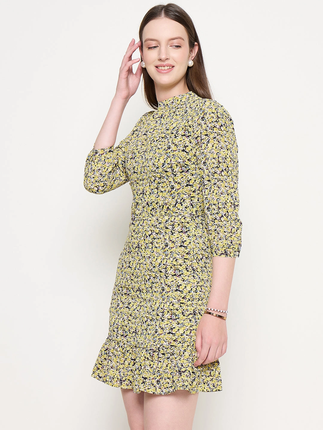 StretchableKnit All-season garment Madame Citrus Dress