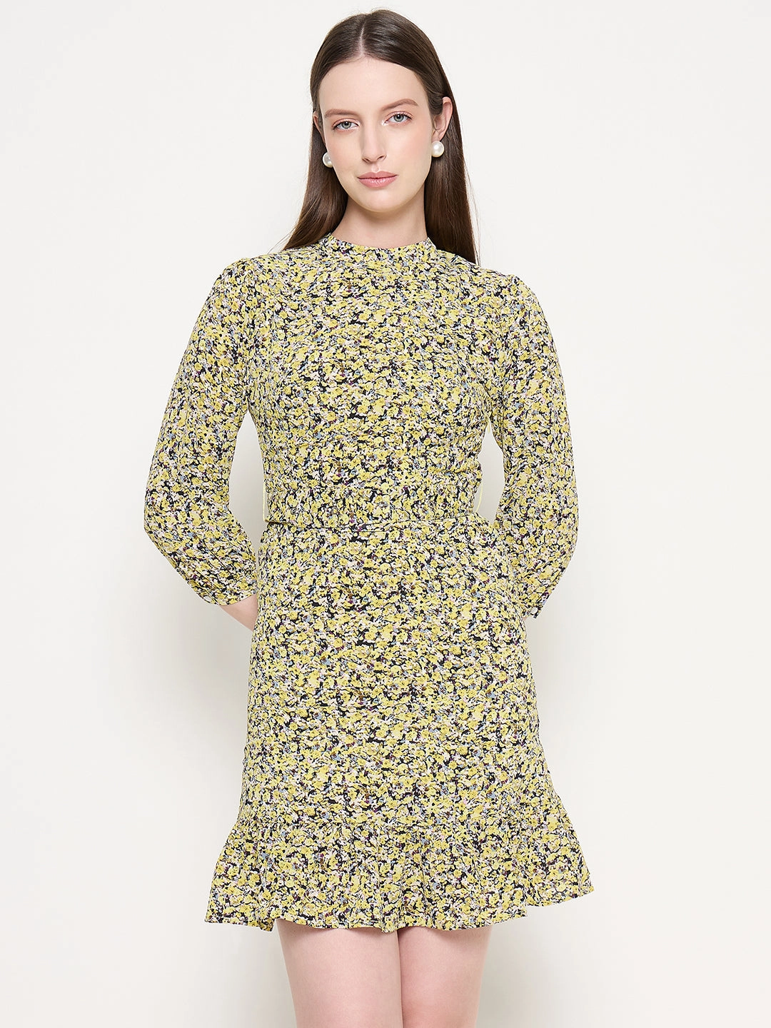 Sharp Detail Grace Color Madame Citrus Dress
