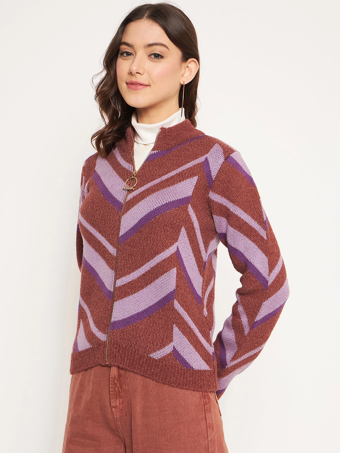 Madame Coffee High Neck Sweater Eco Conscious Packaging