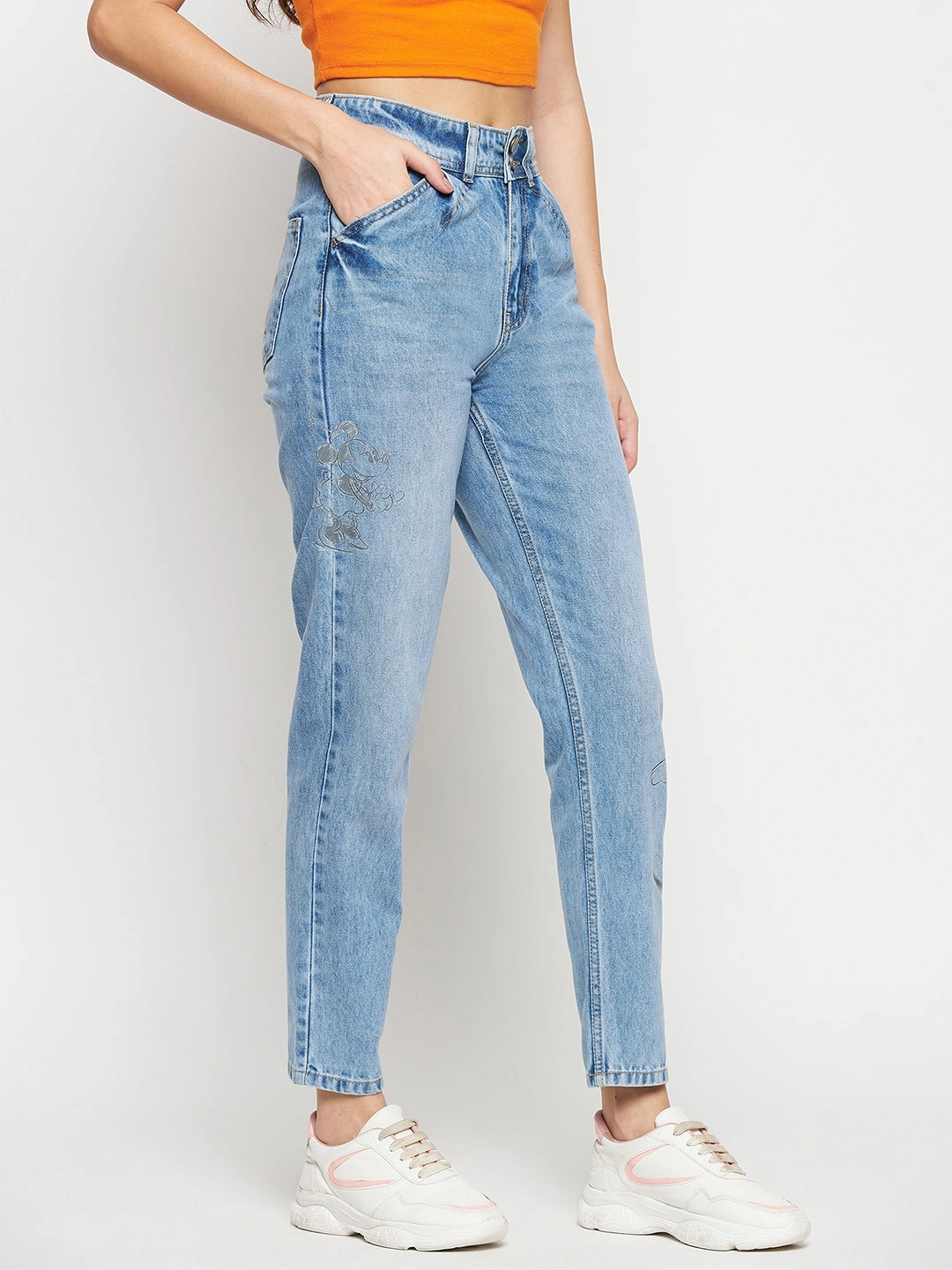 Madame Darkblue Denim Faded Wash Fit Layer