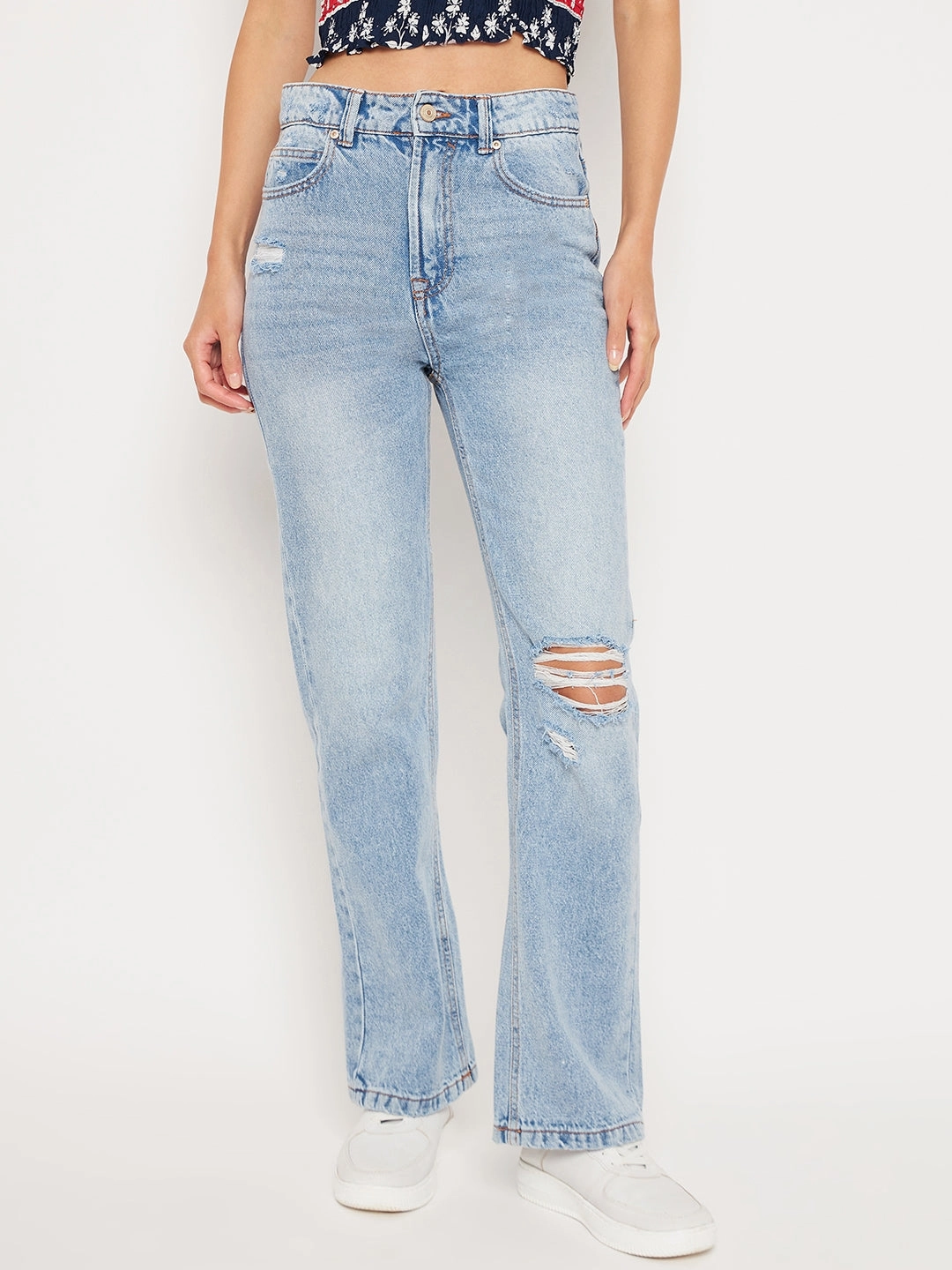 Madame Iceblue Denim Breathable Weekend Warrior Travel Outfit Modern Minimalist Urban Explorer