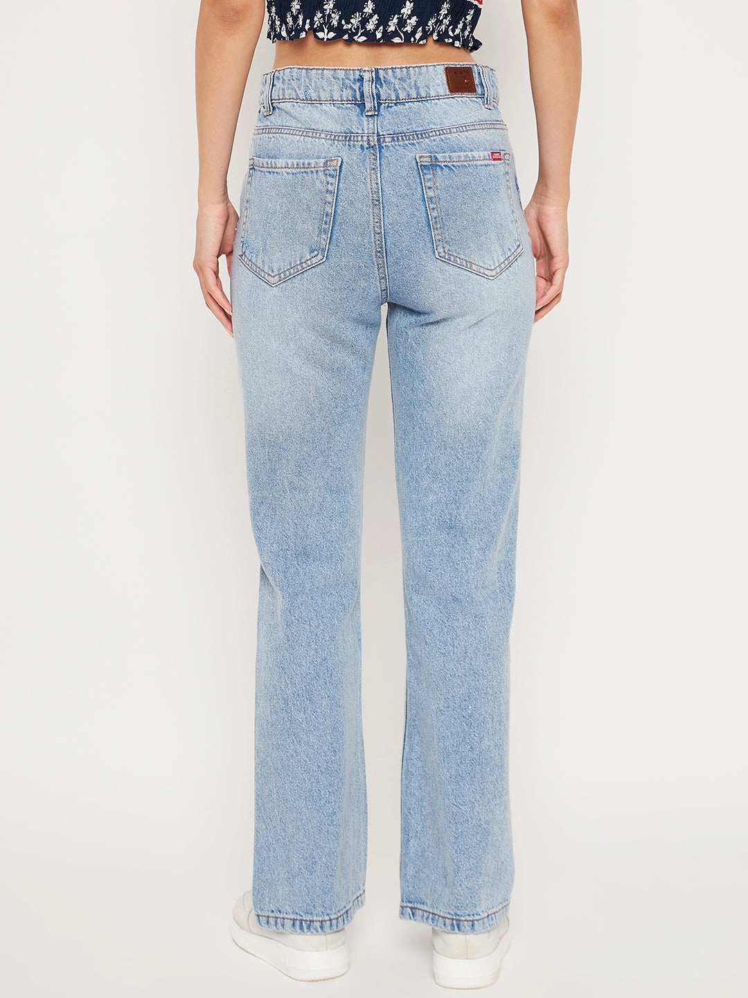 Spring Mood Office Wear Minimalist Madame Iceblue Denim