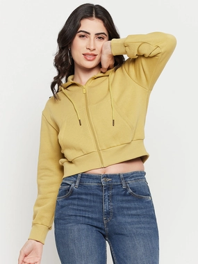 Madame Lime Hood Neck Sweatshirt Urban Sporty performance test