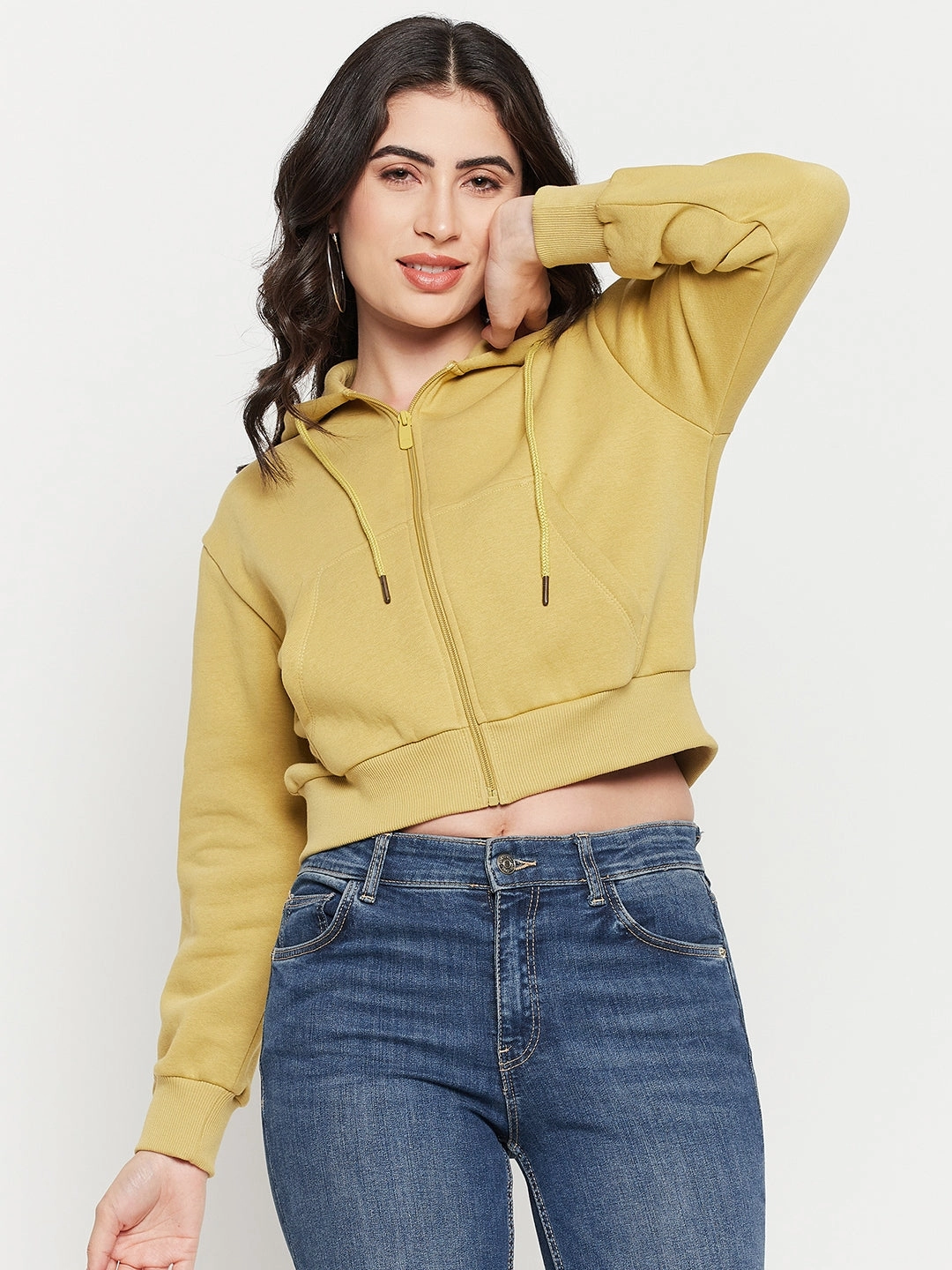 Madame Lime Hood Neck Sweatshirt Urban Sporty performance test