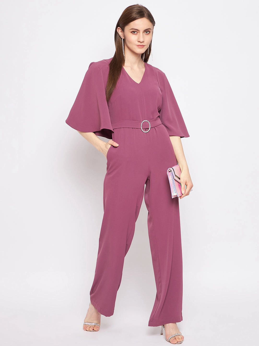 Relaxed and stylish Madame Mauve Jumpsuit