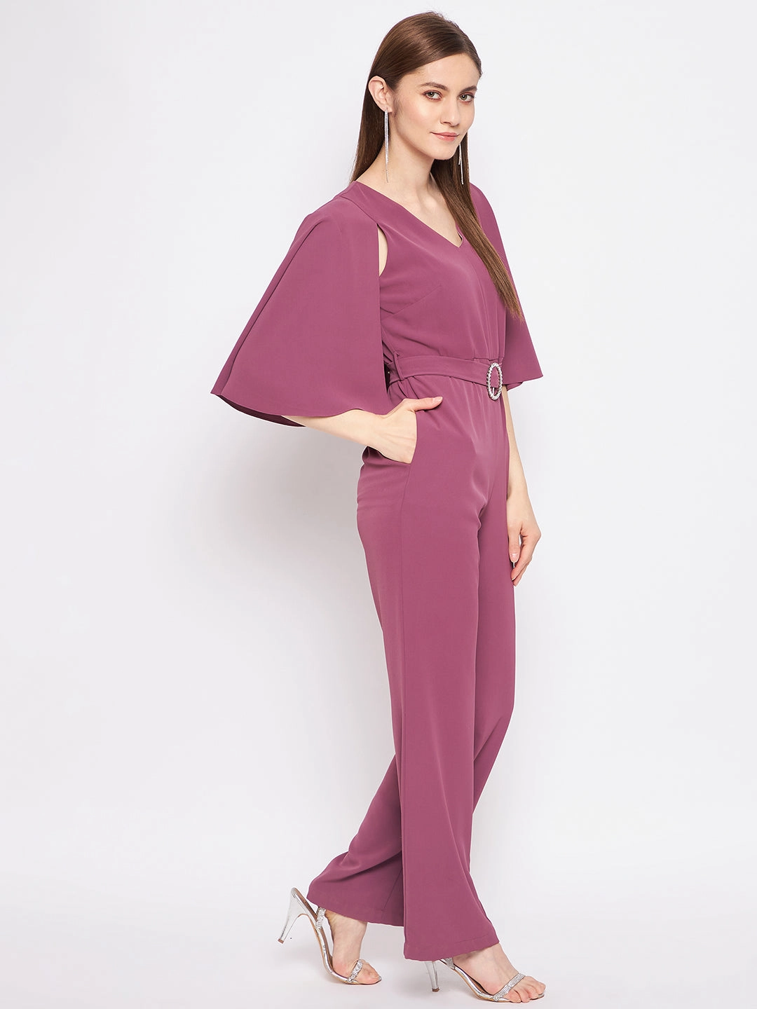 Walk Easy Madame Mauve Jumpsuit