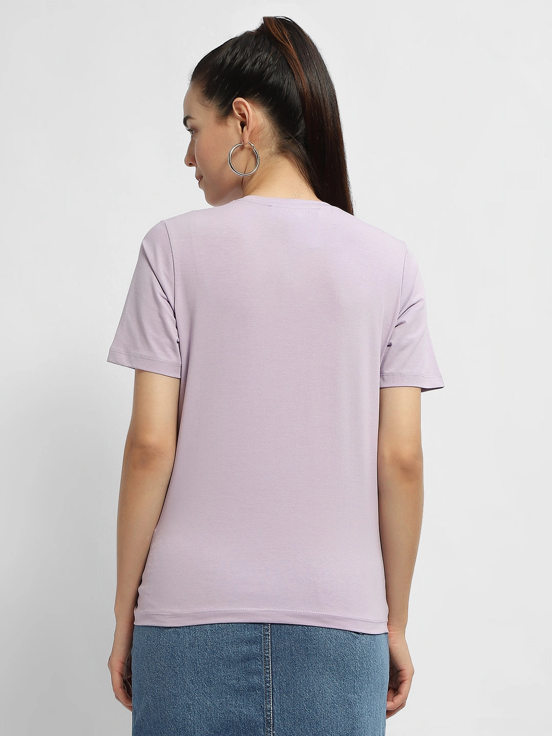 Madame Mauve T-Shirt QuickDryConstruction Soft Blended Fabric
