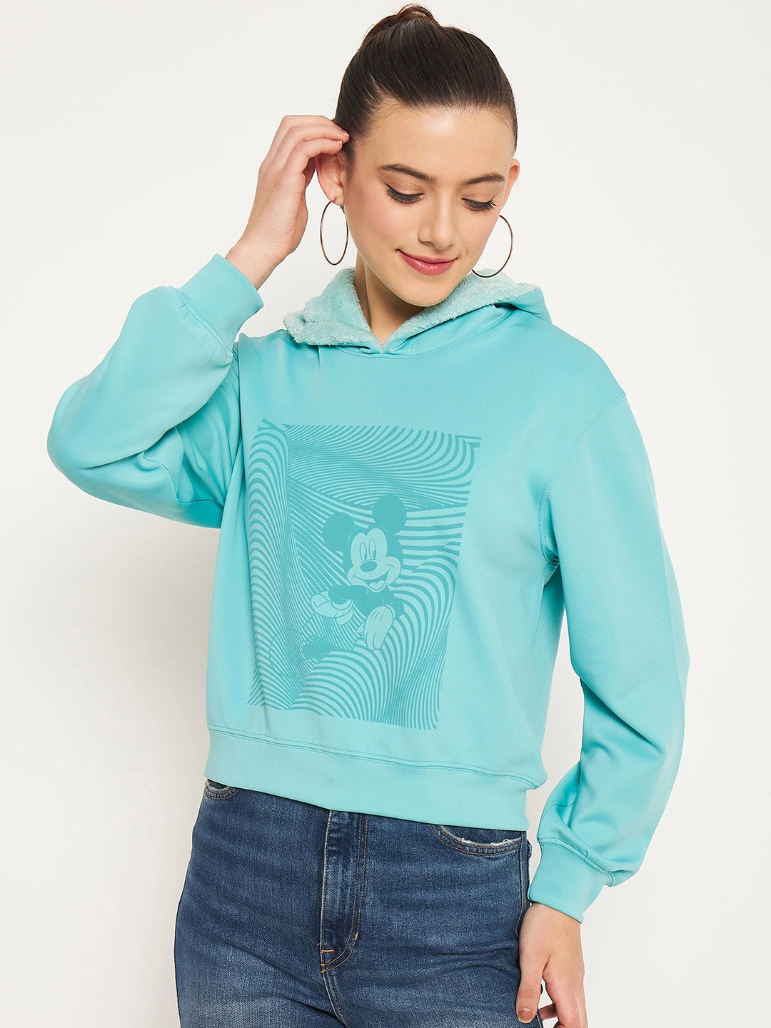 men Madame Mint Disney Print Sweatshirt