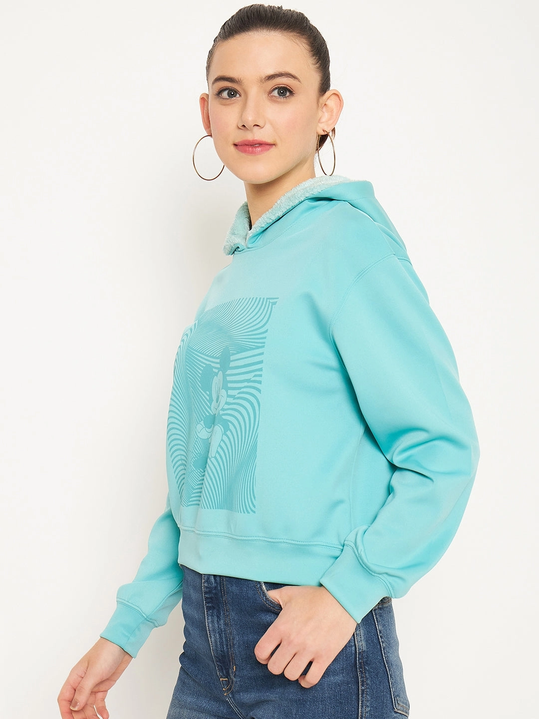 Madame Mint Disney Print Sweatshirt Home Wear product fuzzy coziness