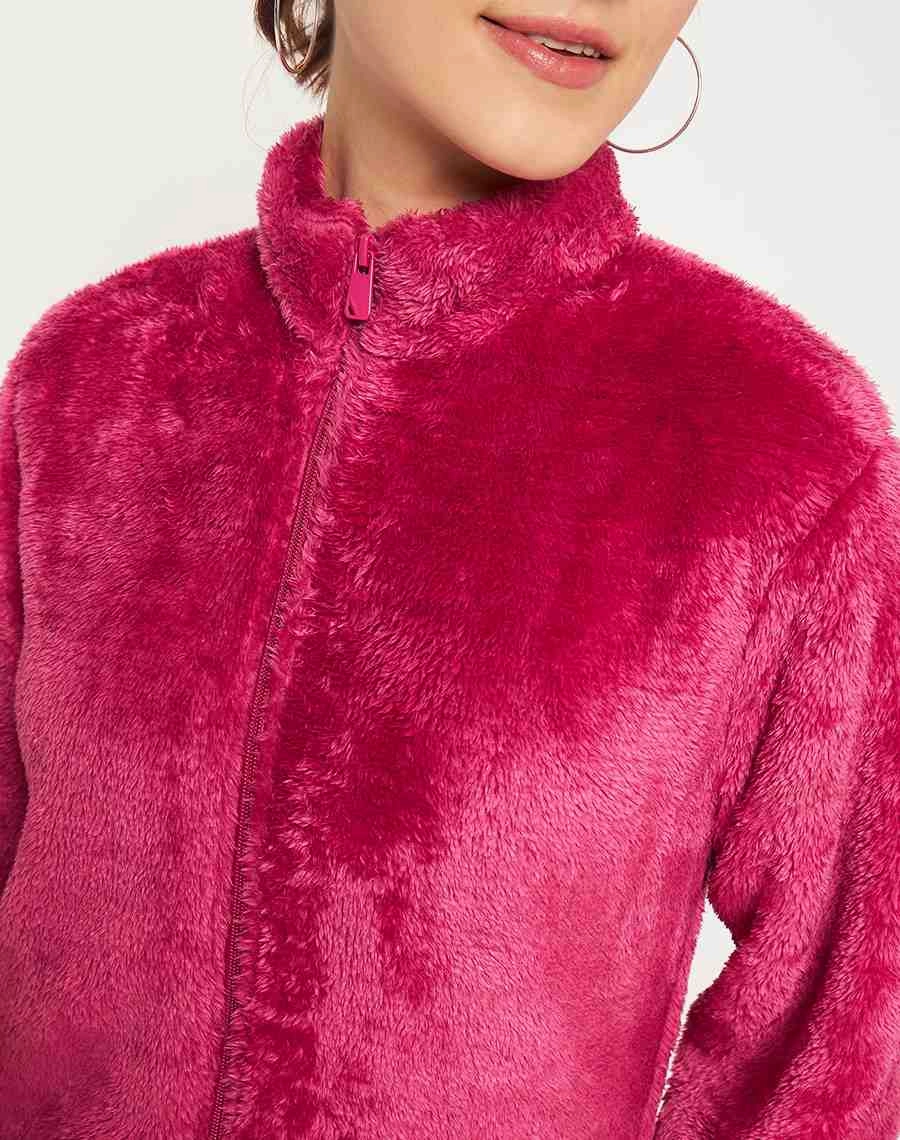Madame Mystic High Neck Sweatshirt Zip-up Cozy Layer