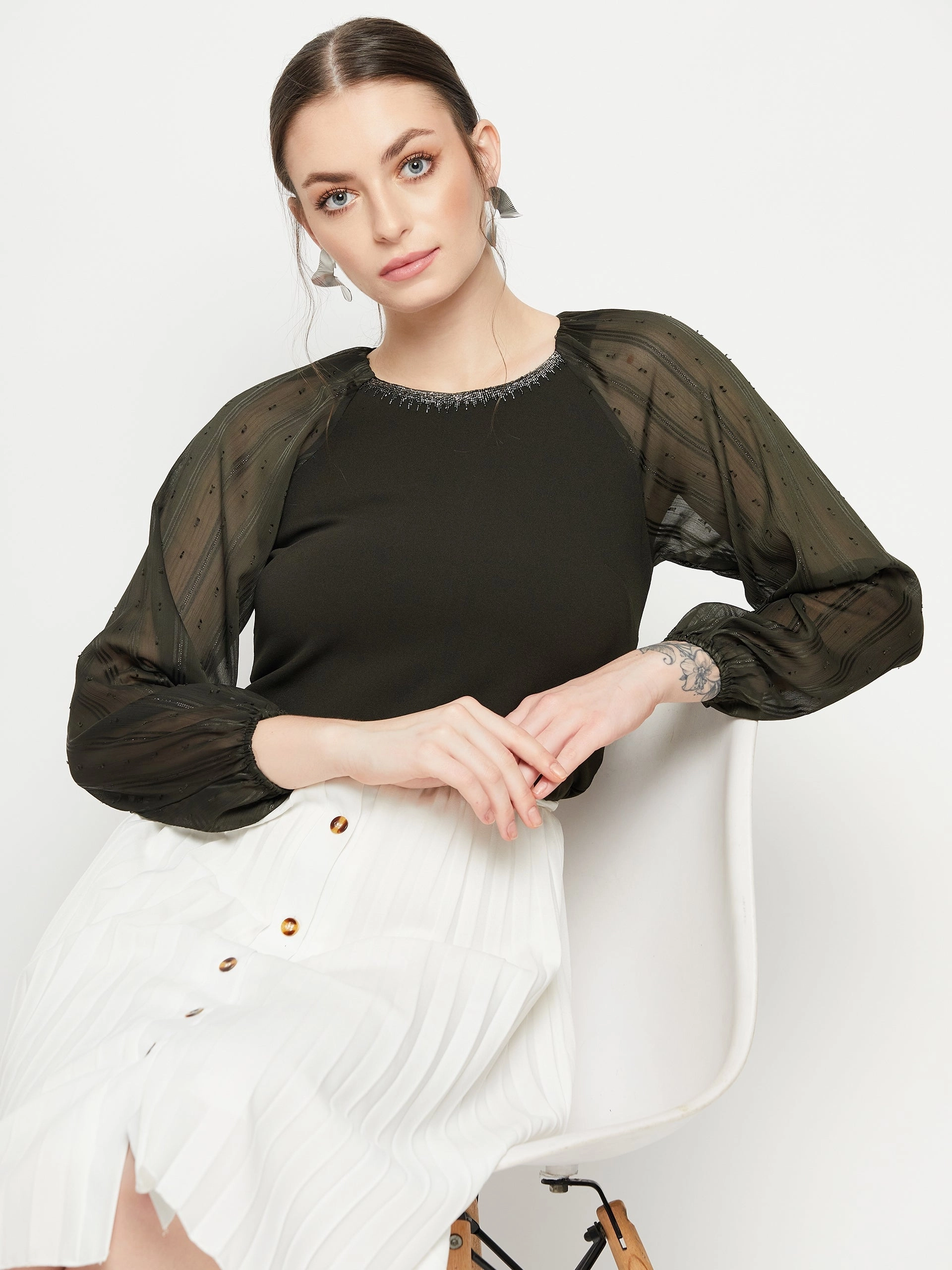 Madame Olive Top Sporty Tee