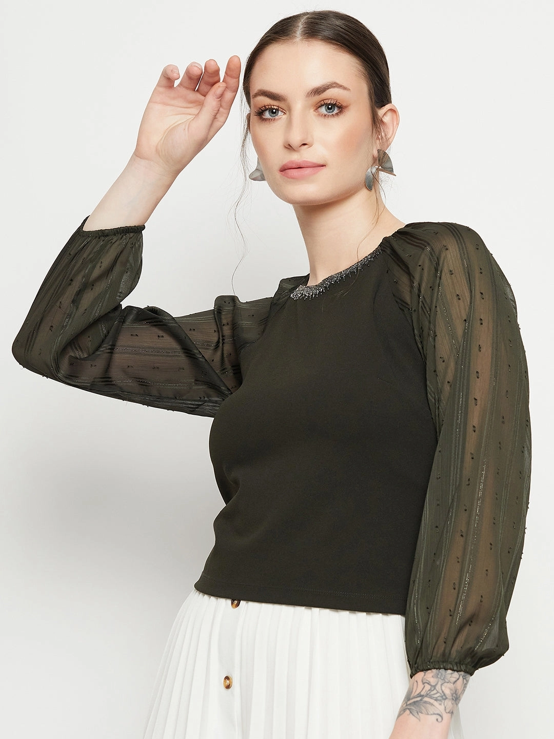 AntiPillingFinish Madame Olive Top